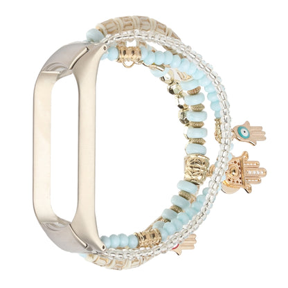 Bracelet de montre en perles de style Mori, For Xiaomi Mi Band 3 & 4, For Xiaomi Mi Band 5 & 6
