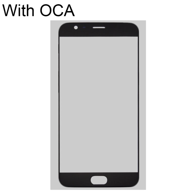 Lentille en verre extérieure de l'écran avant avec adhésif optiquement transparent OCA pour OnePlus