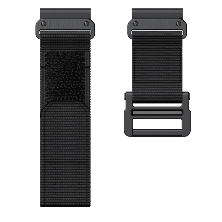 Bracelet de montre en nylon à fermeture auto-agrippante, For Garmin Fenix 7X