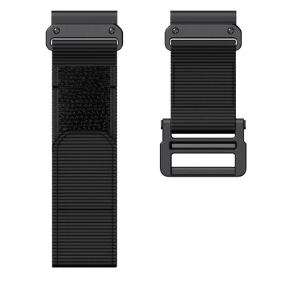 Bracelet de montre en nylon à fermeture auto-agrippante, For Garmin Fenix 7X