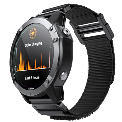 Bracelet de montre en nylon à fermeture auto-agrippante, For Garmin Fenix 7X