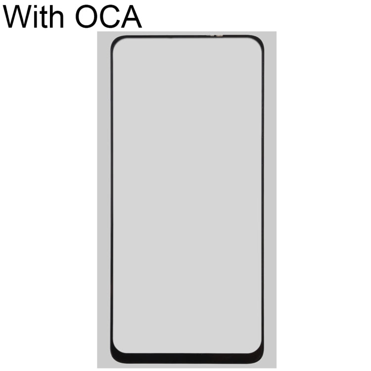Lentille en verre extérieure de l'écran avant avec adhésif optiquement transparent OCA pour OPPO