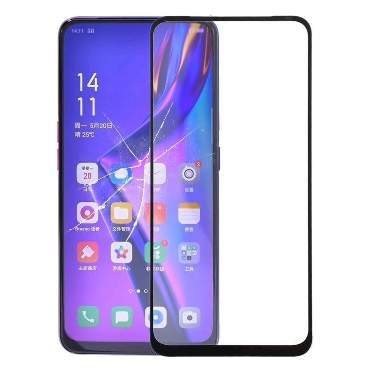 Lentille en verre extérieure de l'écran avant avec adhésif optiquement transparent OCA pour OPPO