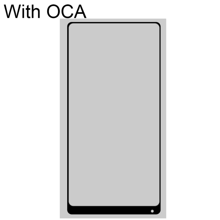 Lentille en verre extérieure de l'écran avant avec adhésif optiquement transparent OCA pour Xiaomi