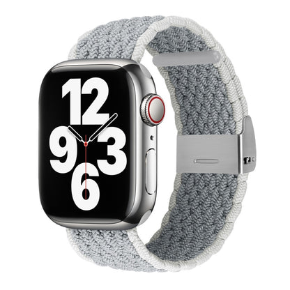 Bracelet de montre tressé à texture verticale pour la série Apple Watch, 7 41mm / 6&SE&5&4 40mm / 3&2&1 38mm, 7 45mm / 6&SE&5&4 44mm / 3&2&1 42mm