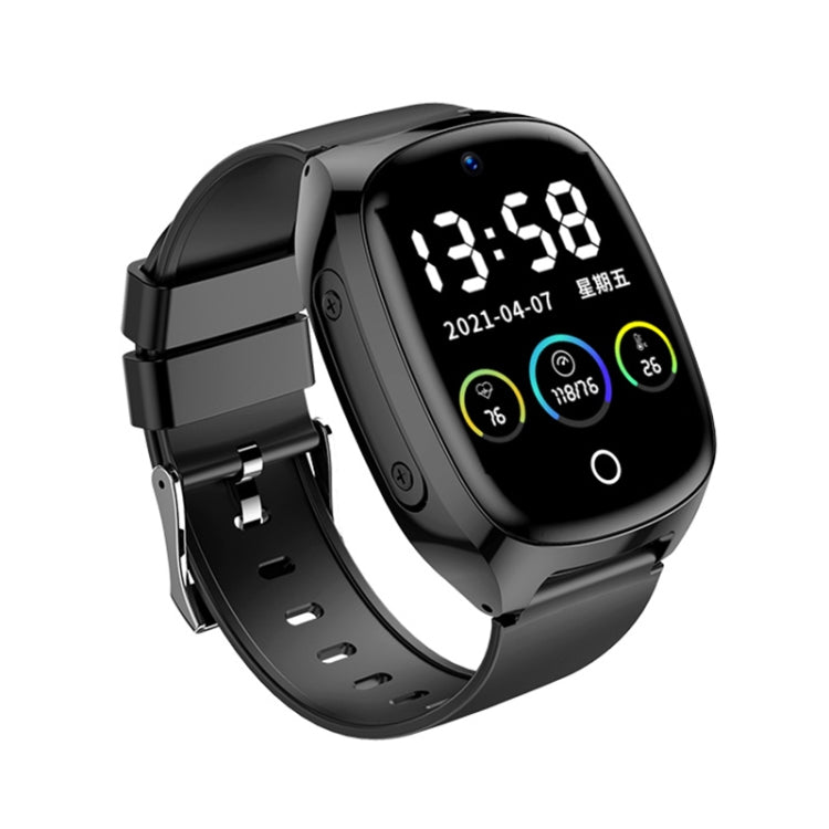 D300 Montre intelligente à écran IPS de 1,54 pouces, prise en charge du suivi et du positionnement et des appels vidéo, With Body Temperature