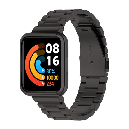 Bracelet de montre en acier à trois perles pour Xiaomi Redmi Watch 2 Lite Version internationale, For Xiaomi Redmi Watch 2 Lite International Version
