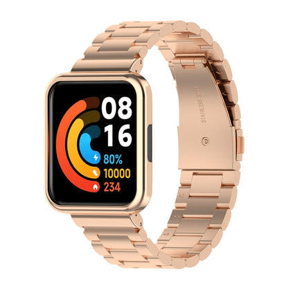 Bracelet de montre en acier à trois perles pour Xiaomi Redmi Watch 2 Lite Version internationale, For Xiaomi Redmi Watch 2 Lite International Version