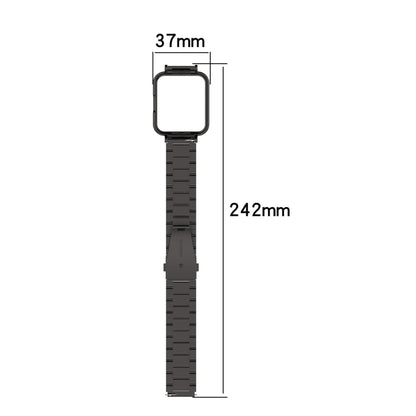 Bracelet de montre en acier à trois perles pour Xiaomi Redmi Watch 2 Lite Version internationale, For Xiaomi Redmi Watch 2 Lite International Version