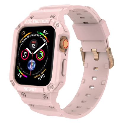 Bracelet intégré de couleur unie à trois épreuves pour la série Apple Watch, 7 41mm / 6&SE&5&4 40mm / 3&2&1 38mm, 7 45mm / 6&SE&5&4 44mm / 3&2&1 42mm