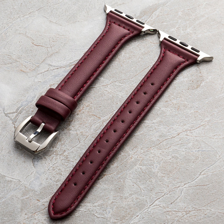 Bracelet en cuir véritable pour la série Apple Watch, 7 41mm / 6&SE&5&4 40mm / 3&2&1 38mm, 7 45mm / 6&SE&5&4 44mm / 3&2&1 42mm