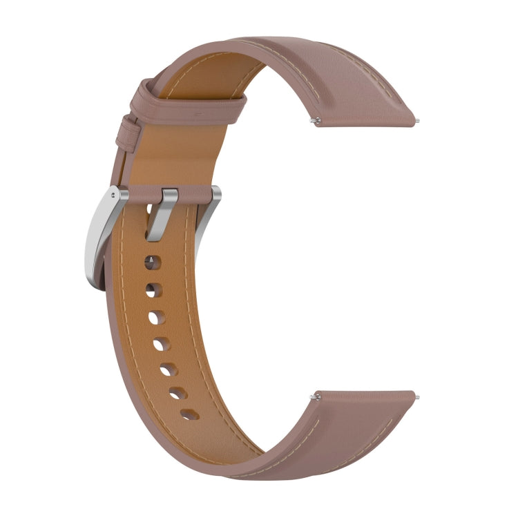 Bracelet de montre en cuir véritable 20 mm pour Samsung Galaxy Watch4/Watch3 41 mm/Active2/Huawei/Gaming Watch, etc.
