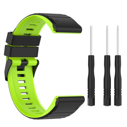 Bracelet de montre en silicone bicolore, 22mm, 26mm