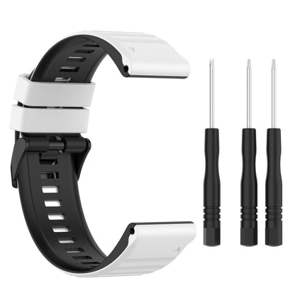 Bracelet de montre en silicone bicolore, 22mm, 26mm