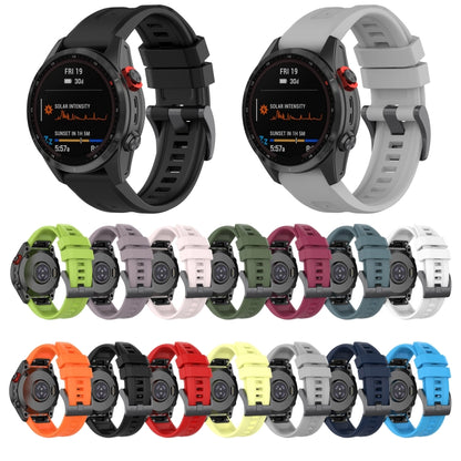 Bracelet de montre en silicone à dégagement rapide, For Garmin Fenix 7, For Garmin Fenix 7S, For Garmin Fenix 7X