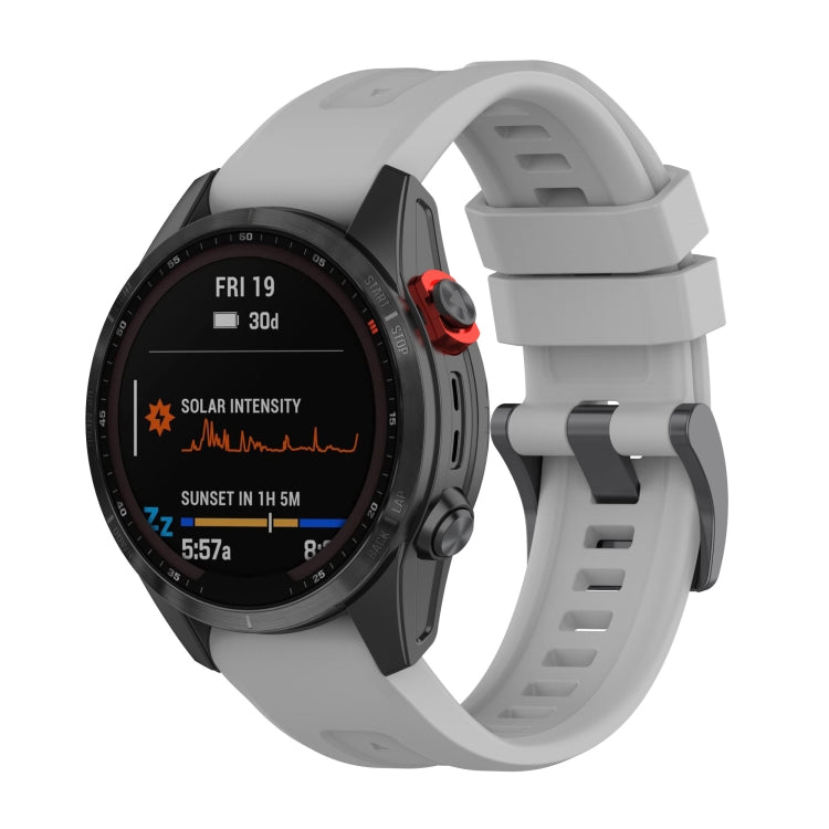 Bracelet de montre en silicone à dégagement rapide, For Garmin Fenix 7, For Garmin Fenix 7S, For Garmin Fenix 7X