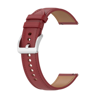 Bracelet de montre universel en cuir véritable 20 mm