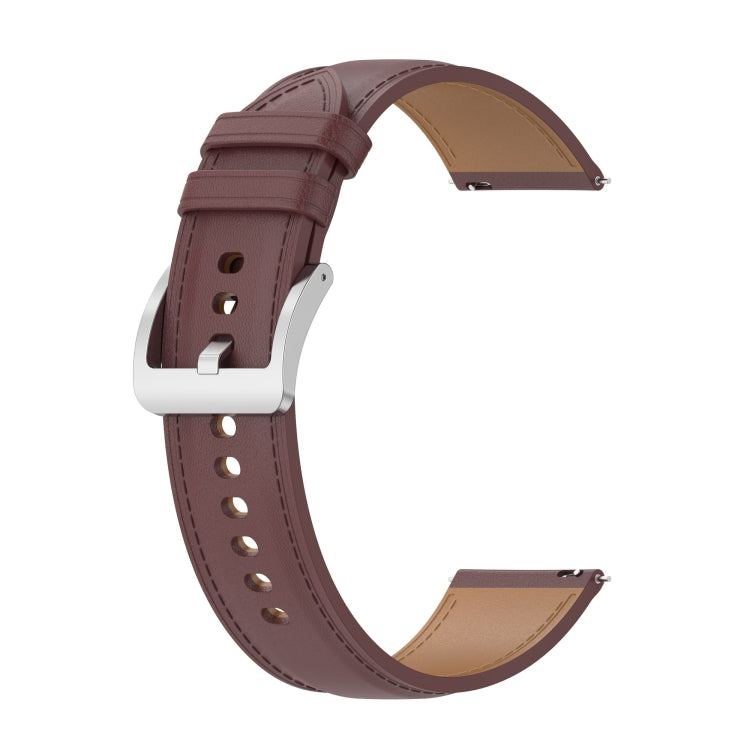 Bracelet de montre universel en cuir véritable 20 mm