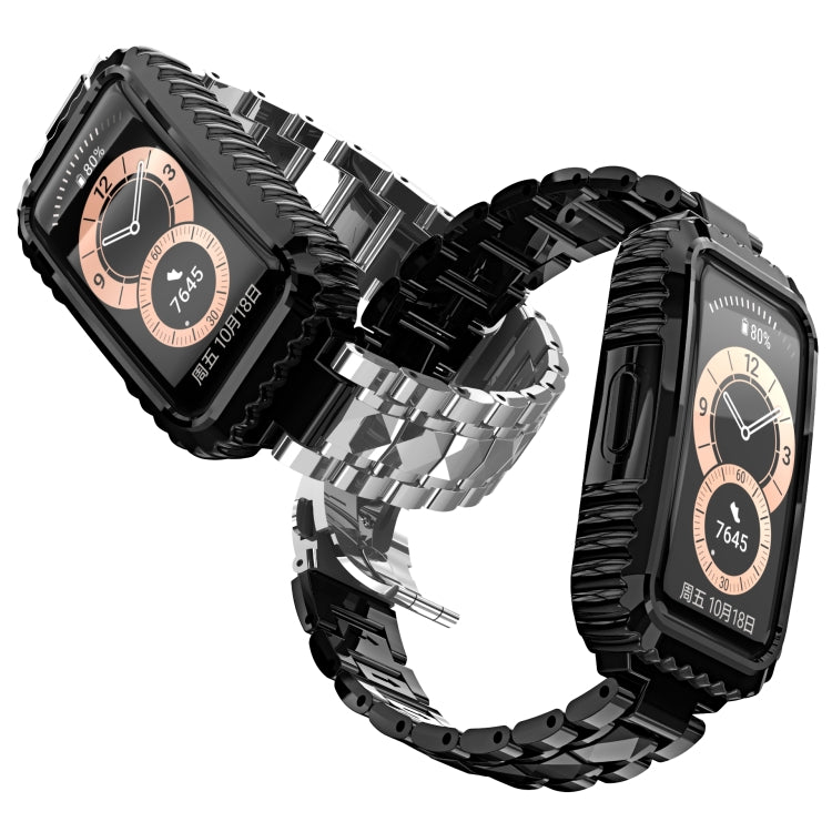 Bracelet de montre en acier inoxydable, For Huawei Band 6 / Honor Band 6, For Xiaomi Mi Band 6 / 5