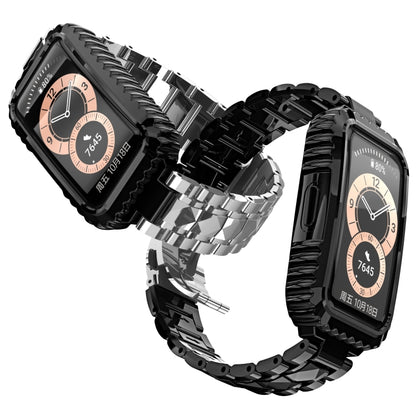 Bracelet de montre en acier inoxydable, For Huawei Band 6 / Honor Band 6, For Xiaomi Mi Band 6 / 5
