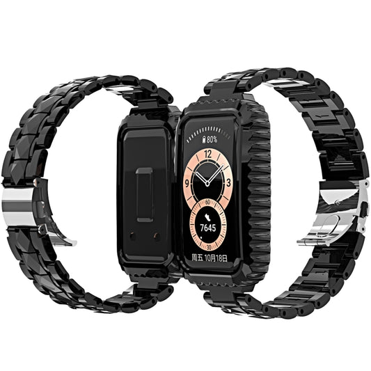 Bracelet de montre en acier inoxydable, For Huawei Band 6 / Honor Band 6, For Xiaomi Mi Band 6 / 5