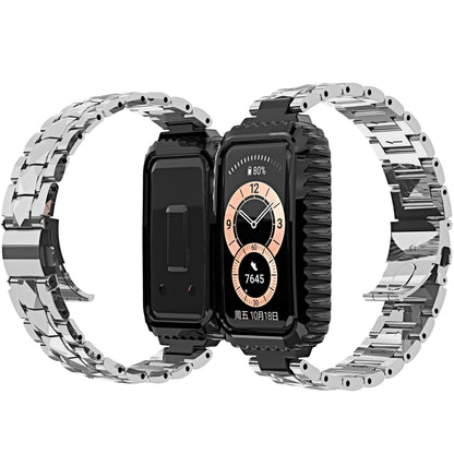 Bracelet de montre en acier inoxydable, For Huawei Band 6 / Honor Band 6, For Xiaomi Mi Band 6 / 5