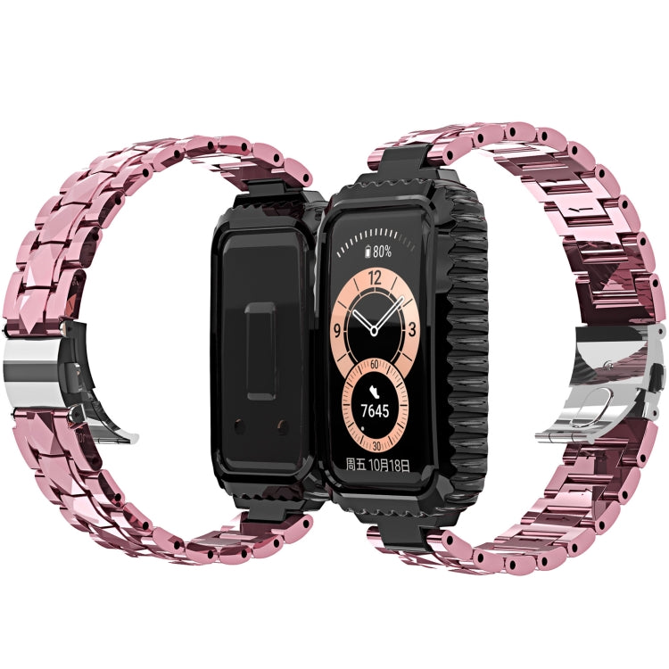 Bracelet de montre en acier inoxydable, For Huawei Band 6 / Honor Band 6, For Xiaomi Mi Band 6 / 5