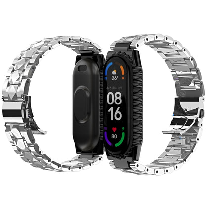 Bracelet de montre en acier inoxydable, For Huawei Band 6 / Honor Band 6, For Xiaomi Mi Band 6 / 5