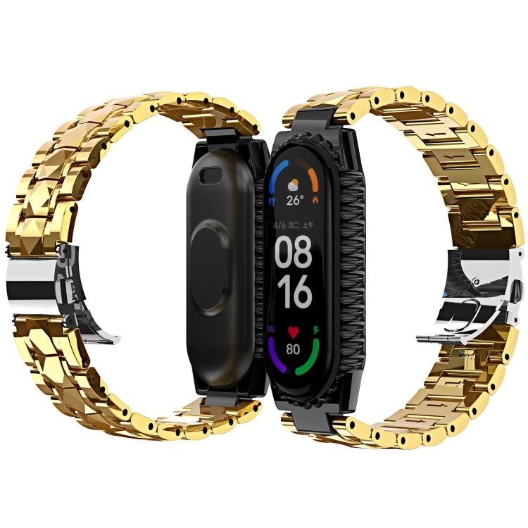 Bracelet de montre en acier inoxydable, For Huawei Band 6 / Honor Band 6, For Xiaomi Mi Band 6 / 5