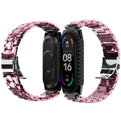 Bracelet de montre en acier inoxydable, For Huawei Band 6 / Honor Band 6, For Xiaomi Mi Band 6 / 5