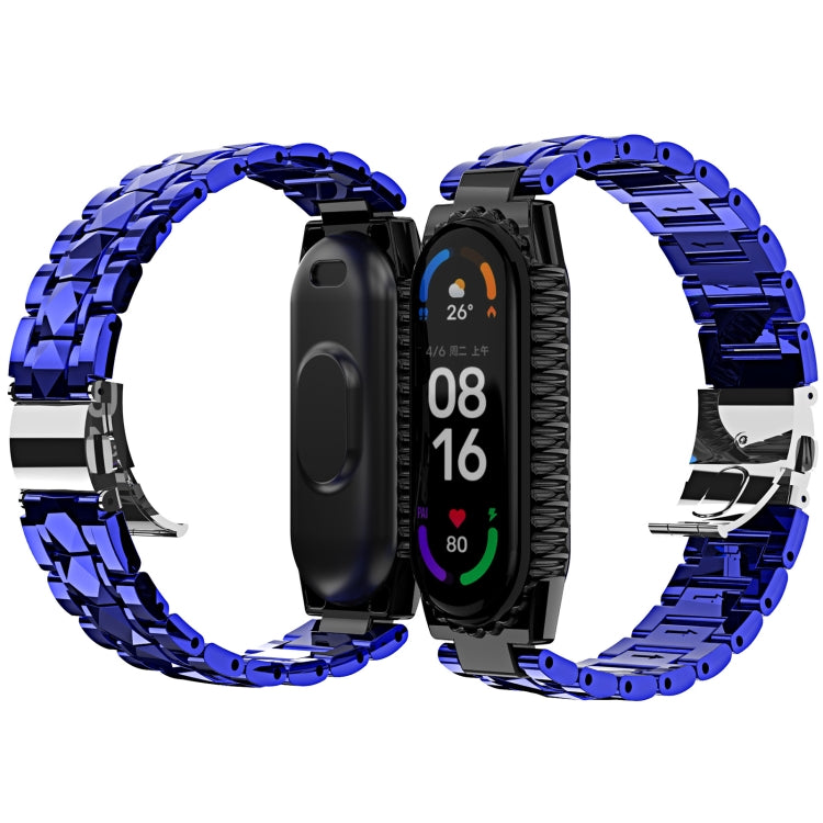 Bracelet de montre en acier inoxydable, For Huawei Band 6 / Honor Band 6, For Xiaomi Mi Band 6 / 5