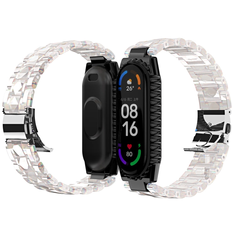Bracelet de montre en acier inoxydable, For Huawei Band 6 / Honor Band 6, For Xiaomi Mi Band 6 / 5