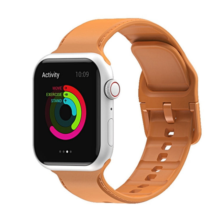 Bracelet de montre en silicone pour Apple Watch Series, 7 41mm / 6&SE&5&4 40mm / 3&2&1 38mm, 7 45mm / 6&SE&5&4 44mm / 3&2&1 42mm