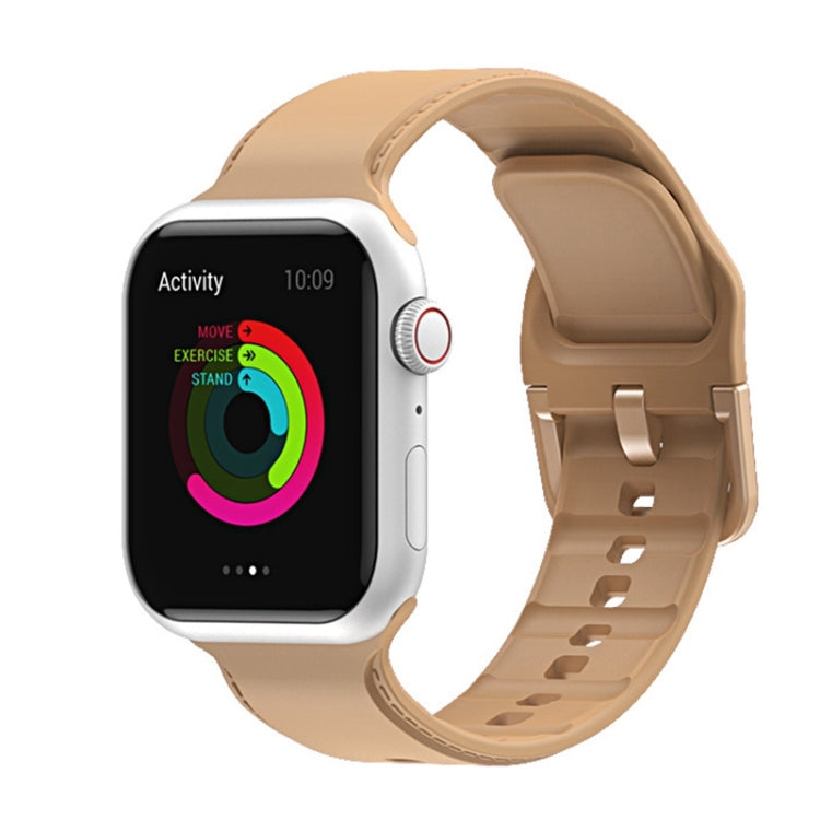 Bracelet de montre en silicone pour Apple Watch Series, 7 41mm / 6&SE&5&4 40mm / 3&2&1 38mm, 7 45mm / 6&SE&5&4 44mm / 3&2&1 42mm