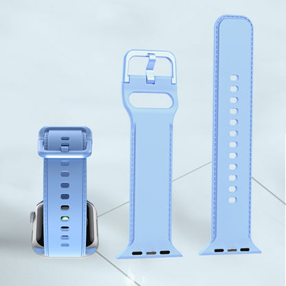 Bracelet de montre en silicone pour Apple Watch Series, 7 41mm / 6&SE&5&4 40mm / 3&2&1 38mm, 7 45mm / 6&SE&5&4 44mm / 3&2&1 42mm