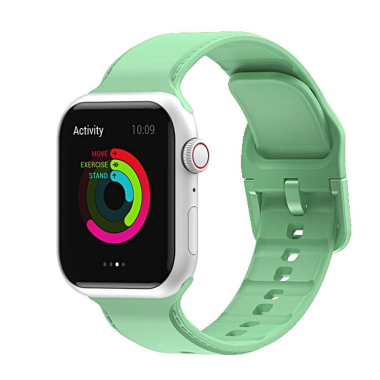 Bracelet de montre en silicone pour Apple Watch Series, 7 41mm / 6&SE&5&4 40mm / 3&2&1 38mm, 7 45mm / 6&SE&5&4 44mm / 3&2&1 42mm