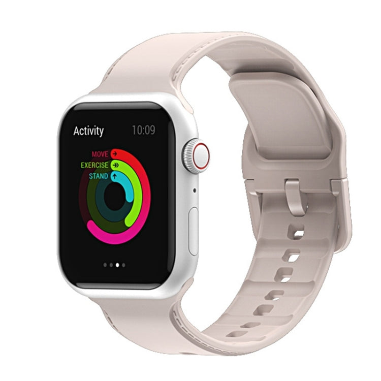 Bracelet de montre en silicone pour Apple Watch Series, 7 41mm / 6&SE&5&4 40mm / 3&2&1 38mm, 7 45mm / 6&SE&5&4 44mm / 3&2&1 42mm