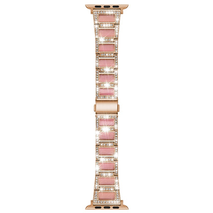 Bracelet de montre en métal opale de 22 mm pour la série Apple Watch, 7 41mm / 6&SE&5&4 40mm / 3&2&1 38mm, 7 45mm / 6&SE&5&4 44mm / 3&2&1 42mm