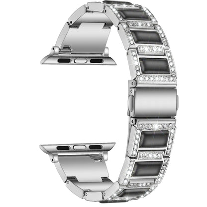 Bracelet de montre en métal opale de 22 mm pour la série Apple Watch, 7 41mm / 6&SE&5&4 40mm / 3&2&1 38mm, 7 45mm / 6&SE&5&4 44mm / 3&2&1 42mm