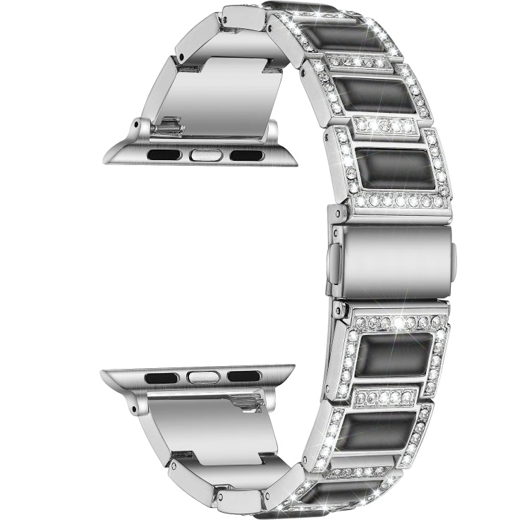 Bracelet de montre en métal opale de 22 mm pour la série Apple Watch, 7 41mm / 6&SE&5&4 40mm / 3&2&1 38mm, 7 45mm / 6&SE&5&4 44mm / 3&2&1 42mm