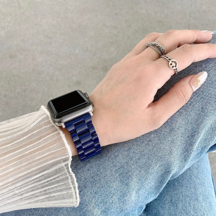 Bracelet de montre à trois perles de couleur bonbon pour la série Apple Watch, 7 41mm / 6&SE&5&4 40mm / 3&2&1 38mm, 7 45mm / 6&SE&5&4 44mm / 3&2&1 42mm
