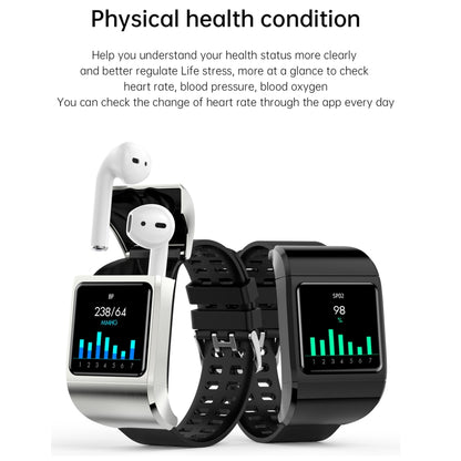 G36pro 1.3 pouces IPS écran écouteur montre intelligente, prise en charge de la mesure de la pression artérielle/surveillance du sommeil