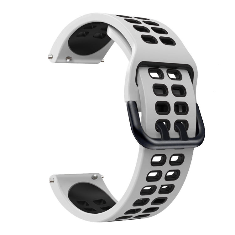 Bracelet de montre en silicone à double rangée, For Huawei Watch GT Runner