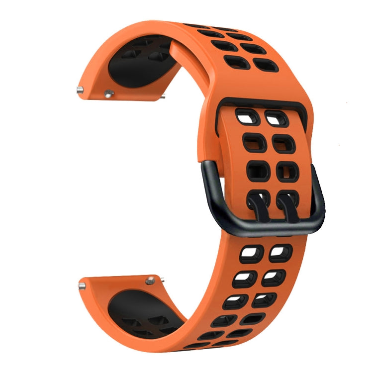 Bracelet de montre en silicone à double rangée, For Huawei Watch GT Runner