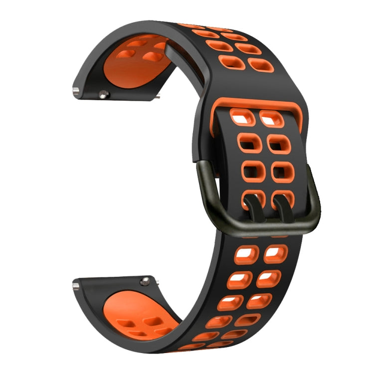 Bracelet de montre en silicone à double rangée, For Huawei Watch GT Runner