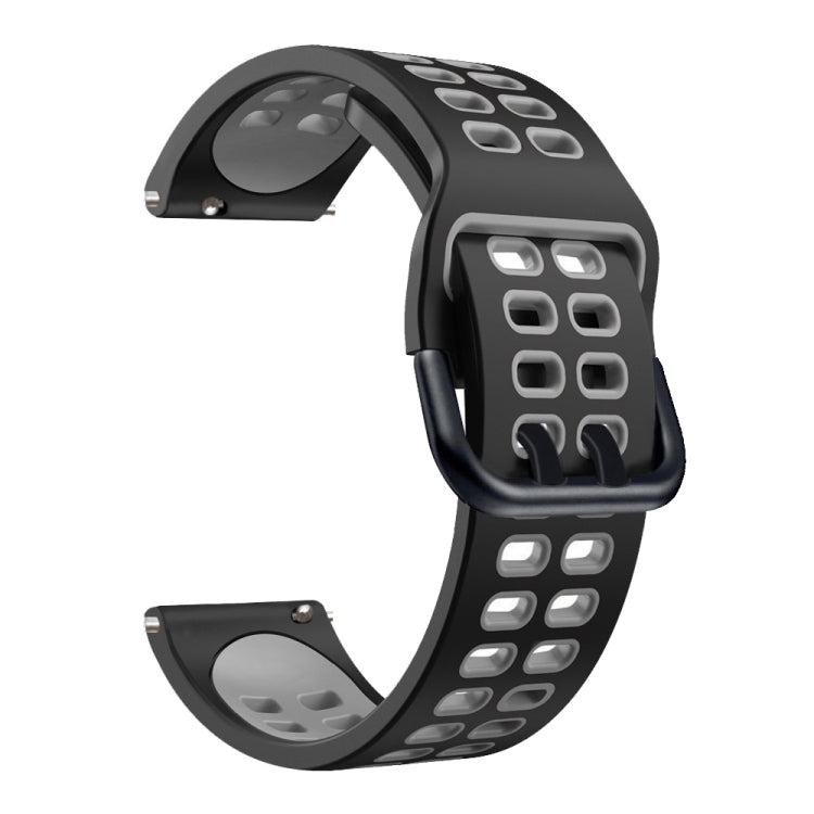 Bracelet de montre en silicone à double rangée, For Huawei Watch GT Runner