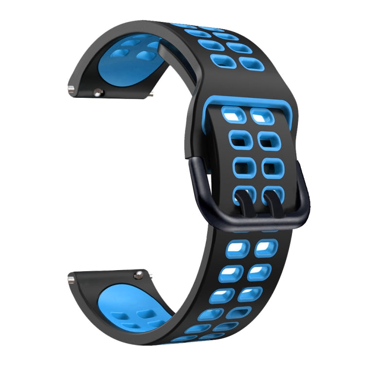 Bracelet de montre en silicone à double rangée, For Huawei Watch GT Runner