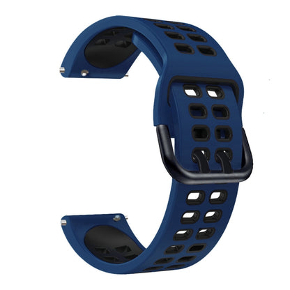 Bracelet de montre en silicone à double rangée, For Huawei Watch GT Runner