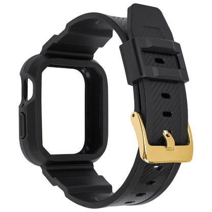 Bracelet de montre sport intégré en fibre de carbone pour la série Apple Watch, 7 41mm / 6&SE&5&4 40mm / 3&2&1 38mm, 7 45mm / 6&SE&5&4 44mm / 3&2&1 42mm