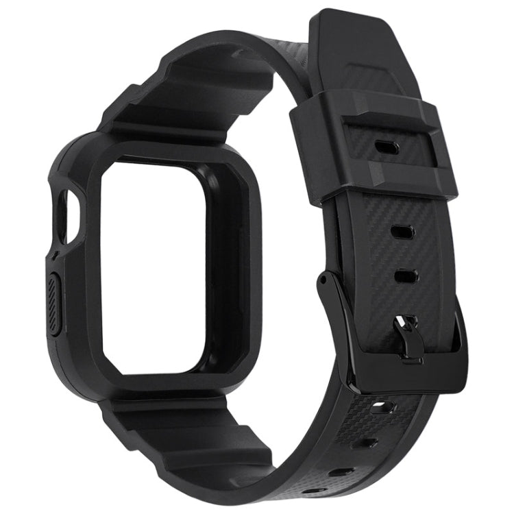 Bracelet de montre sport intégré en fibre de carbone pour la série Apple Watch, 7 41mm / 6&SE&5&4 40mm / 3&2&1 38mm, 7 45mm / 6&SE&5&4 44mm / 3&2&1 42mm